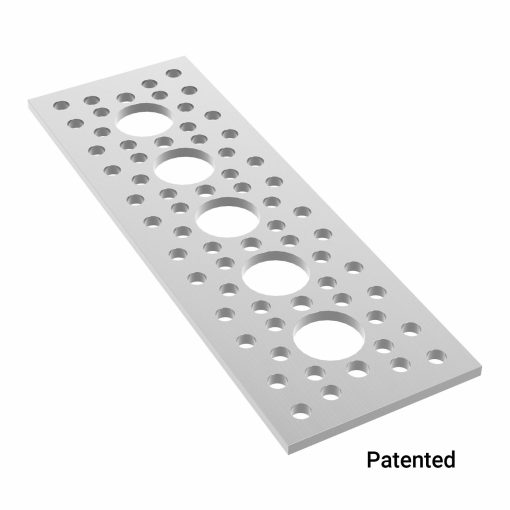585722 4.5" x 1.5" Pattern Plate (5 hole)
