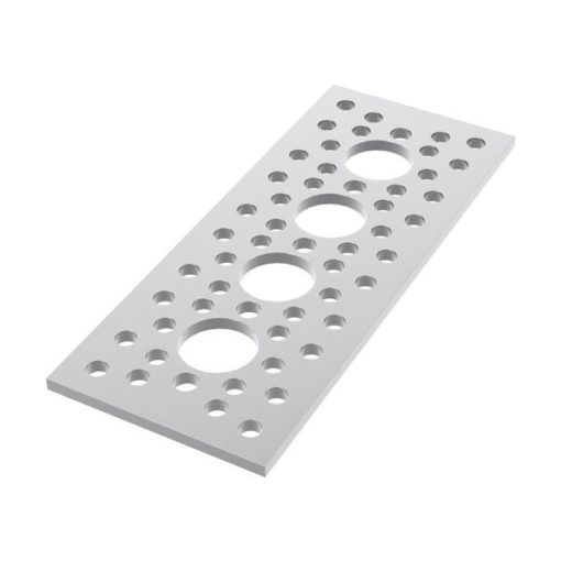 585721 3.75" x 1.5" Pattern Plate (4 hole)