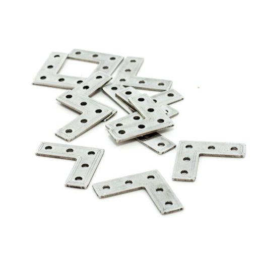 12 pieces of MakerBeam Right angle brackets (MakerBeamXL and OpenBeam compatible)  (MB100326)