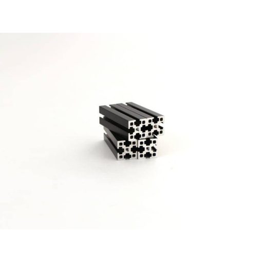 Black profile 15mm x15mm length 50mm