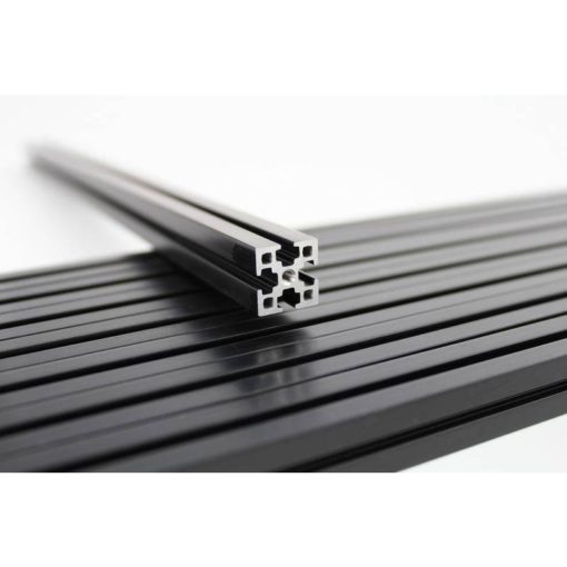 Black profile 15mm x15mm length 1000mm