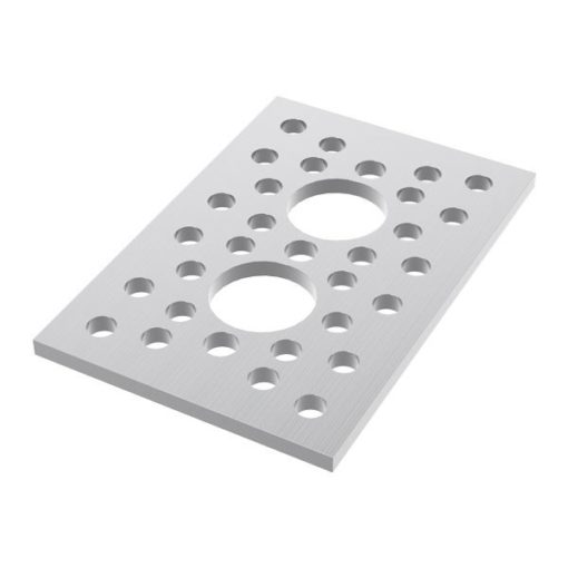 585719 2.25 x 1.5" Pattern Plate (2 hole)