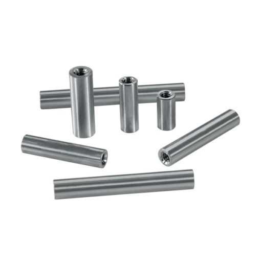 6-32 Thread, 1/4" OD Round Aluminum Standoffs (4 Pack)  (633119)