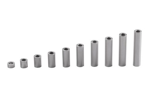 1/4" OD Aluminum Spacers for Screw Size