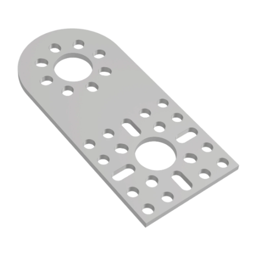 1108 Series Flat Pattern Bracket (1-2)