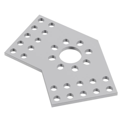1108 Series Flat Pattern Bracket (2-2)