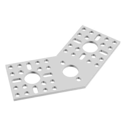 1108 Series Flat Pattern Bracket (2-3)