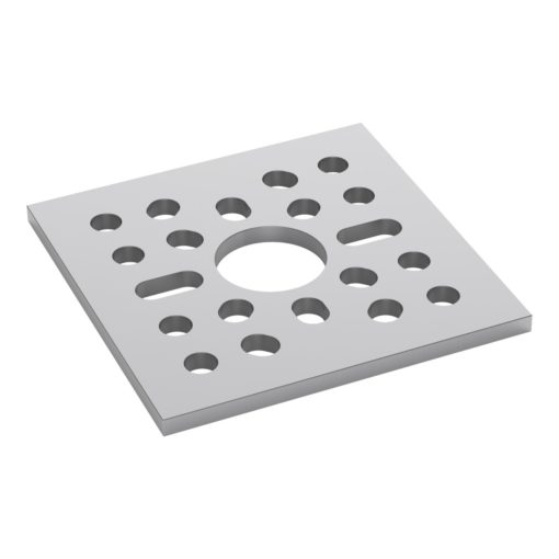 1123 Series Pattern Plate (1 x 1 Hole  48 x 48mm)