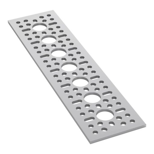 1123 Series Pattern Plate (1 x 7 Hole  43 x 192mm)