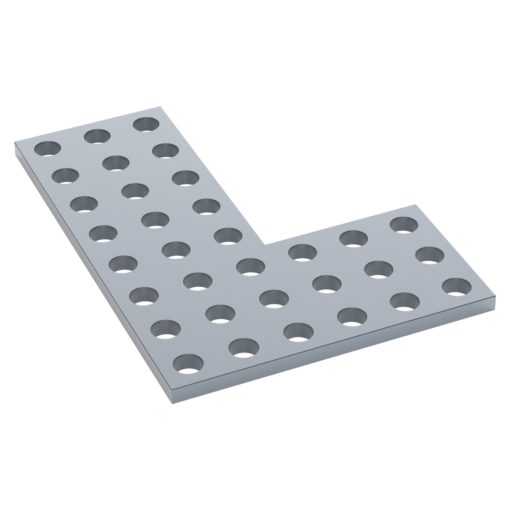 1137 Series Steel Flat Grid Bracket (1-1) - 2 Pack