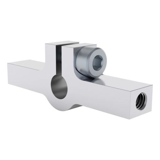 1402 Series 2-Side  1-Post Clamping Mount (43mm Width  6mm Bore)