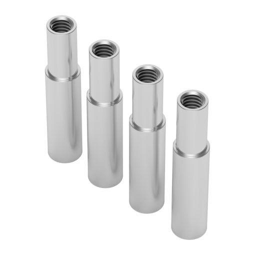 1503 Series M4 x 0.7mm Shoulder Standoff (6-8mm OD  10-19mm Length) - 4 Pack