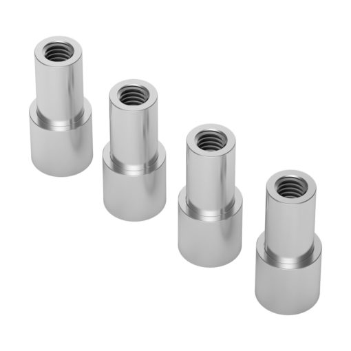 1503 Series M4 x 0.7mm Shoulder Standoff (6-8mm OD  10-8mm Length) - 4 Pack