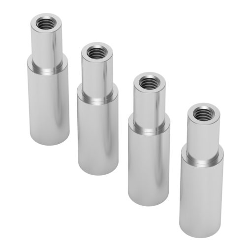1503 Series M4 x 0.7mm Shoulder Standoff (5-6mm OD  10-19mm Length) - 4 Pack