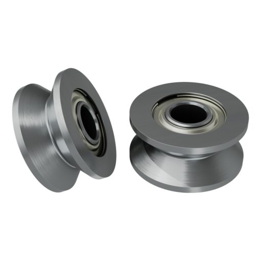 1609 Series V-Groove Bearing (4mm ID x 13mm OD  6mm Thickness) - 2 Pack