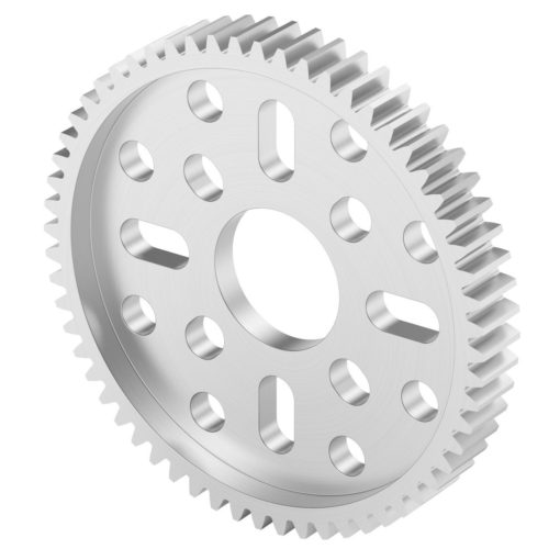 2302 Series Aluminum  MOD 0.8  Hub Mount Gear (14mm Bore  60 Tooth)