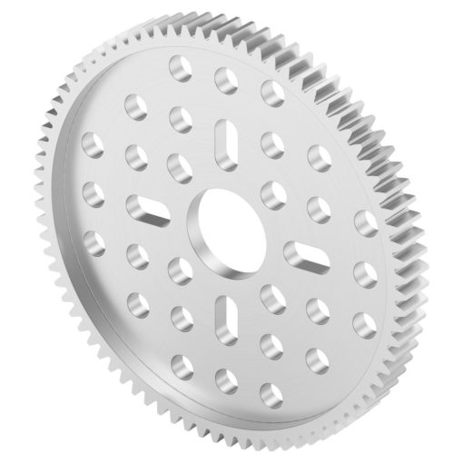 2302 Series Aluminum  MOD 0.8  Hub Mount Gear (14mm Bore  80 Tooth)