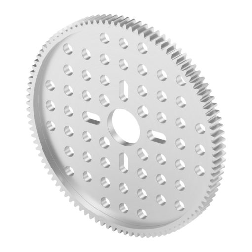 2302 Series Aluminum  MOD 0.8  Hub Mount Gear (14mm Bore  100 Tooth)