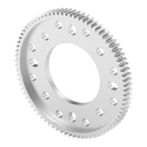 2302 Series Aluminum  MOD 0.8  Hub Mount Gear (32mm Bore  80 Tooth)