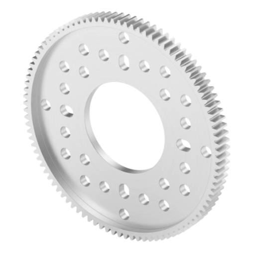 2302 Series Aluminum  MOD 0.8  Hub Mount Gear (32mm Bore   96 Tooth)