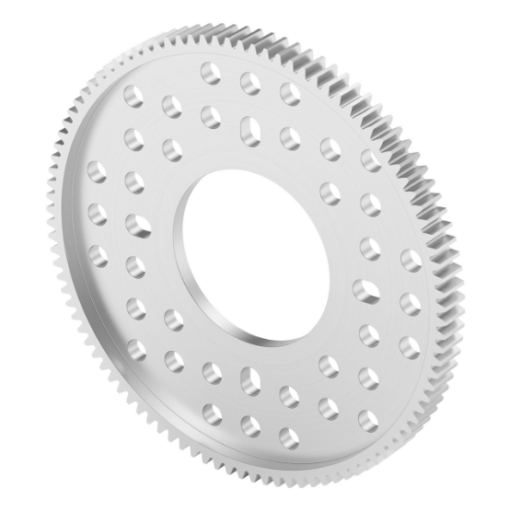 2302 Series Aluminum  MOD 0.8  Hub Mount Gear (32mm Bore  100 Tooth)