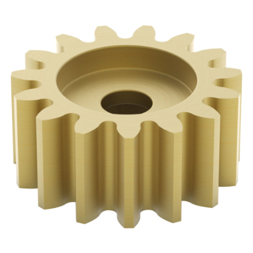 2305 Series Brass  MOD 0.8  Servo Gear (24 Tooth Spline  15 Tooth)