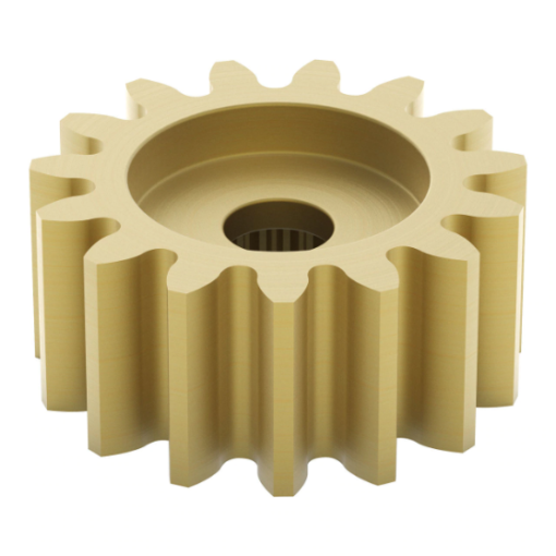 2305  Series Brass  MOD 0.8  Servo Gear (25 Tooth Spline  15 Tooth)