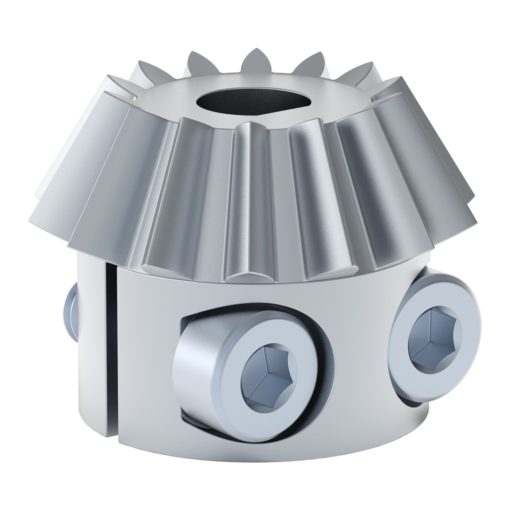 2306 Series Steel  MOD 1.5  Clamping Pinion Bevel Gear (6mm D-Bore  14 Tooth)