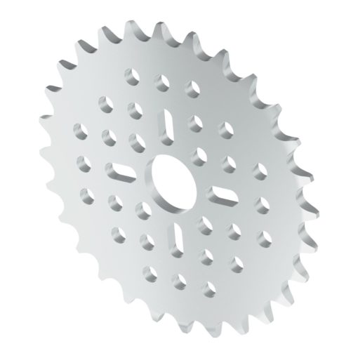 3310 Series 8mm Pitch Aluminum Hub Mount Sprocket (14mm Bore  28 Tooth)