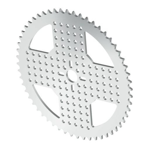 3310 Series 8mm Pitch Aluminum Hub Mount Sprocket (14mm Bore  56 Tooth)