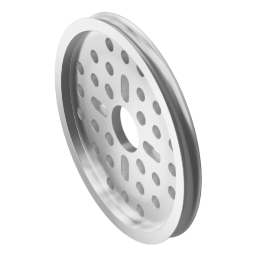 3400 Series Hub Mount Round Belt Pulley (14mm Bore  64mm PD)