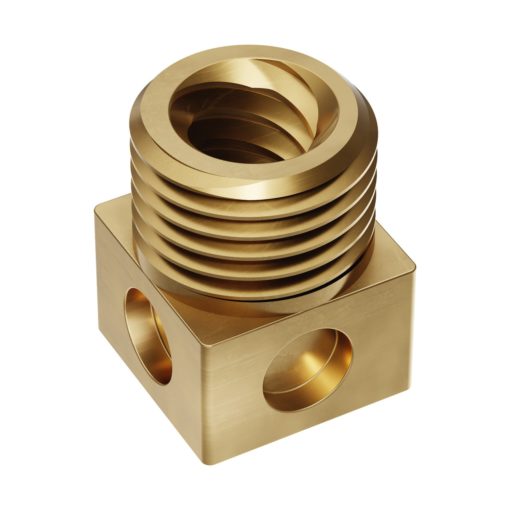 3506 Series Lead Screw Square Nut (8mm Lead  4 Start  16mm Length)
