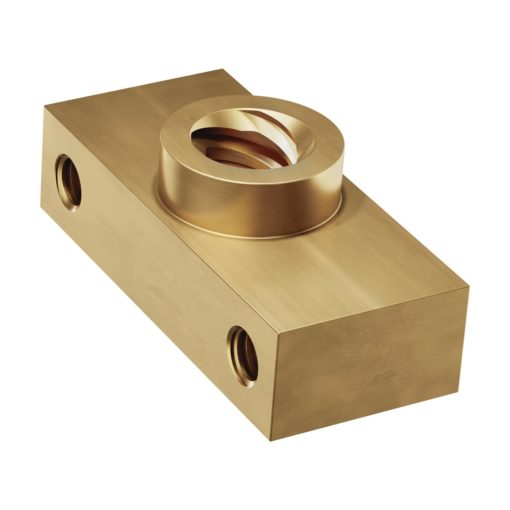 3508 Series Lead Screw Nut for V-Guide (8mm Lead  4 Start  14mm Width  32mm Height)