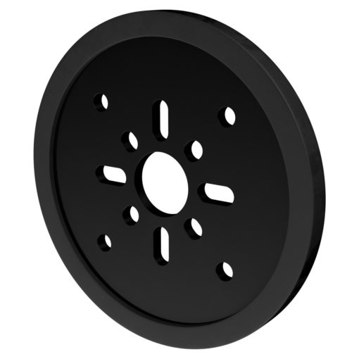 3607 Series Disc Wheel (14mm Bore  72mm Diameter  Black) - 2 Pack