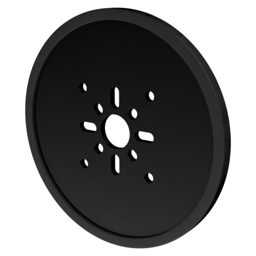 3607 Series Disc Wheel (14mm Bore  96mm Diameter  Black) - 2 Pack