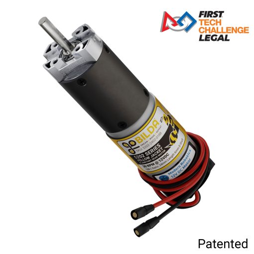 5202 Series Yellow Jacket Planetary Gear Motor (188:1 Ratio  30 RPM  3.3 - 5V Encoder)
