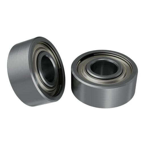 1600 Series Non-Flanged Ball Bearing (1/4 ID x 1/2 OD, 3/16 Thickness) - 2 Pack
