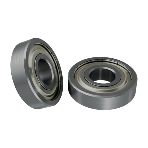 1600 Series Non-Flanged Ball Bearing (6mm ID x 16mm OD  4mm Thickness) - 2 Pack