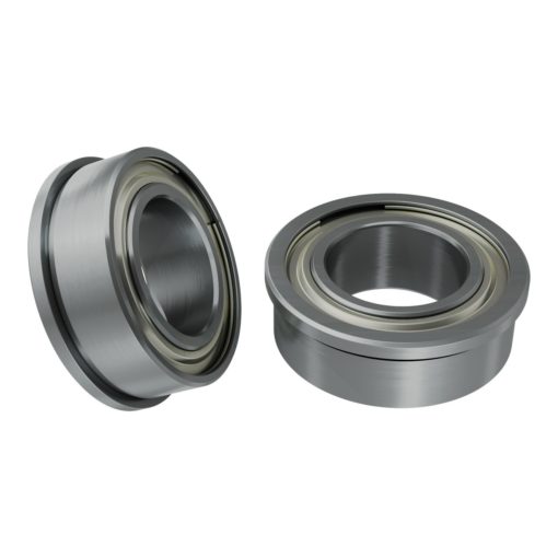 1611 Series Flanged Ball Bearing (8mm ID x 14mm OD  5mm Thickness) - 2 Pack