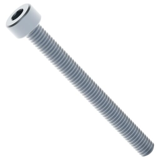 2800 Series Zinc-Plated Steel Socket Head Screw (M4 x 0.7mm  40mm Length) - 25 Pack