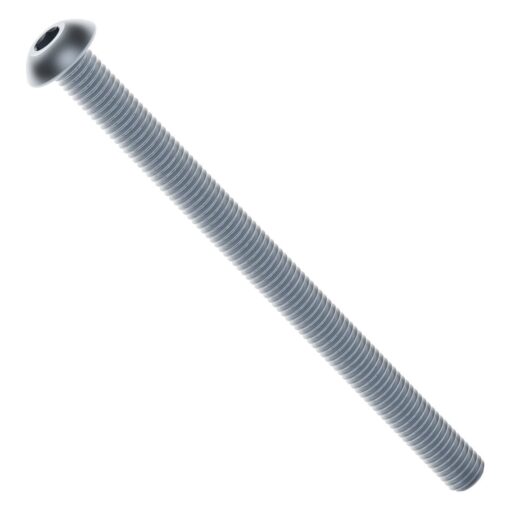 2802 Series Zinc-Plated Steel Button Head Screw (M4 x 0.7mm  55mm Length) - 25 Pack