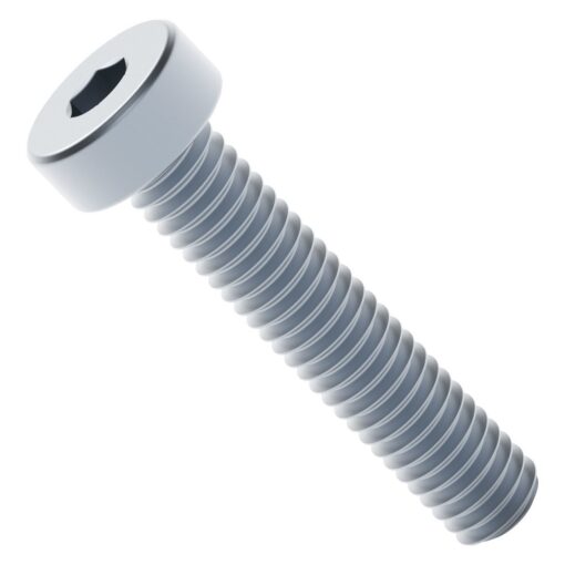 Vite a testa cilindrica con incasso a basso profilo in acciaio zincato serie 2804 (lunghezza M4 x 0,7 mm 20 mm) - confezione da 25 pezzi