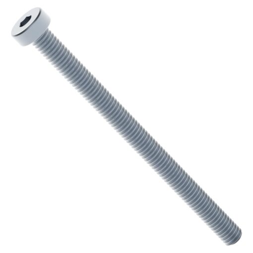 2804 Series Zinc-Plated Steel Low Profile Socket Head Screw (M4 x 0.7mm  55mm Length) - 25 Pack