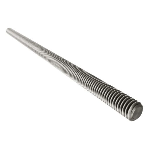 2808 Series Stainless Steel Threaded Rod (M4 x 0.7mm  100mm Length) - 2 Pack