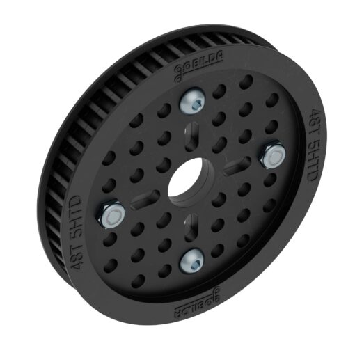 3415 Series 5mm HTD Pitch Hub Mount Timing Belt Pulley (14mm Bore  48 Tooth)