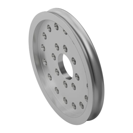 2.00 OD 0.500" ID Smooth Hub Pulley