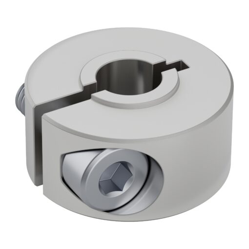 2910 Series Aluminum Clamping Collar (6mm ID x 19mm OD, 9mm Length) - 2 Pack