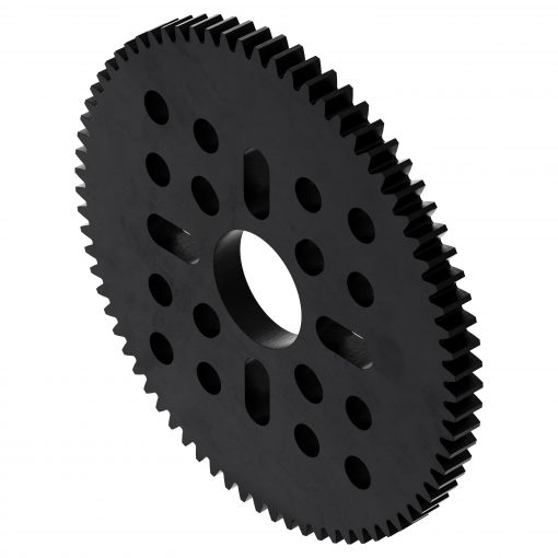 100 Tooth Hub-Mount Gear (MOD 0.8, 4mm Thick Acetal)