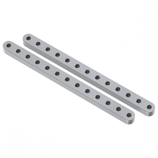 Aluminum Flat Beam (13 Hole, 4.62" Length) - 2 Pack