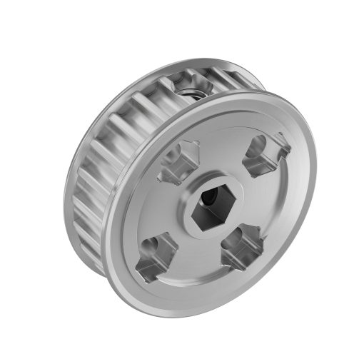 3417 Series 5mm HTD Pitch Set Screw Pinion Timing Belt Pulley (8mm REX Bore, 24 Tooth)